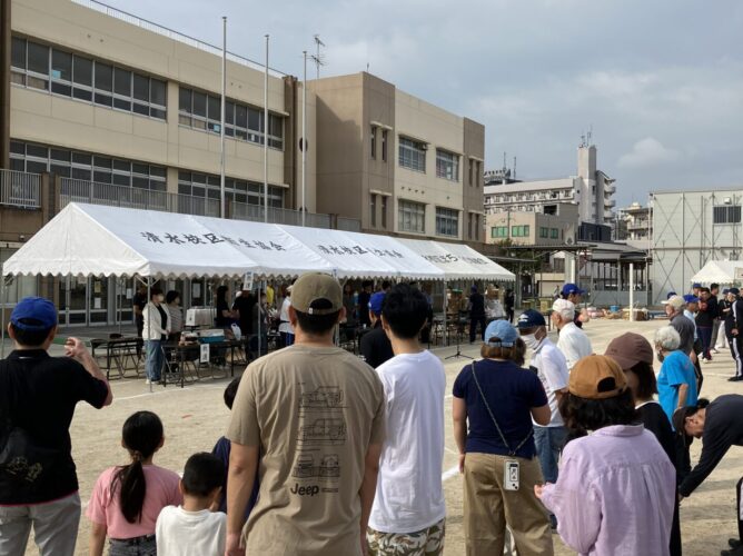 清水校区大運動会に参加しました